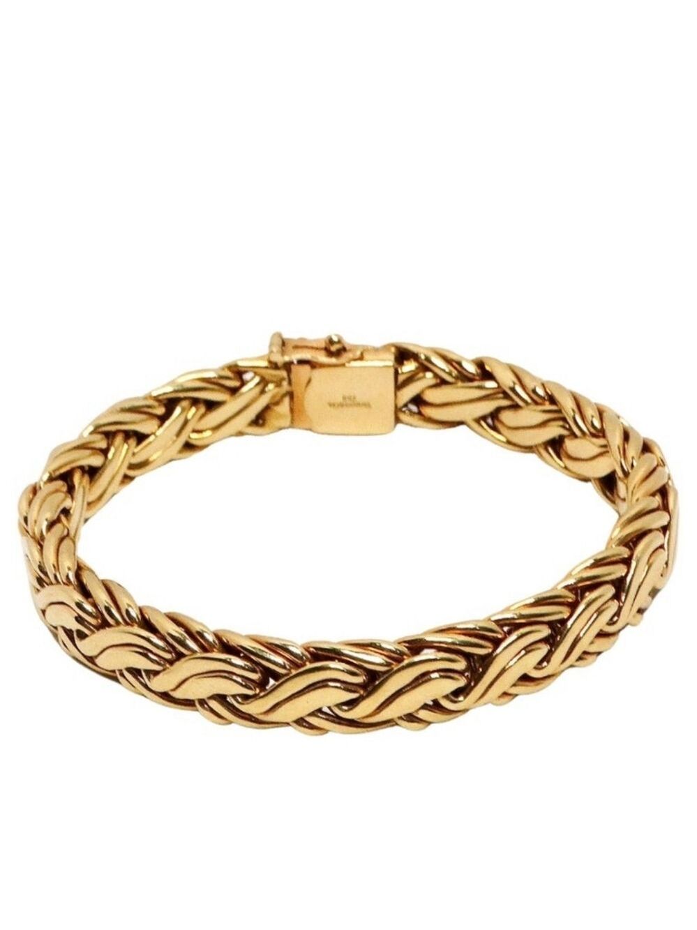 Vintage Tiffany & Co. 18k Yellow Gold Byzantine Bracelet